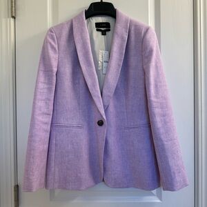 J. Crew Parke Blazer 10 Petite in beautiful lavender linen
